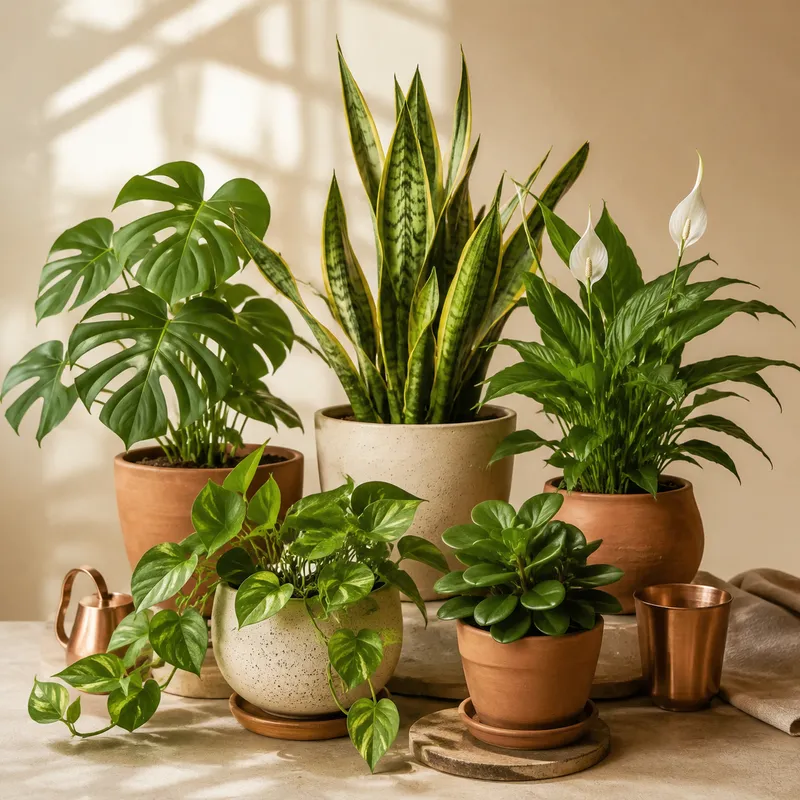 Set de plantas de interior